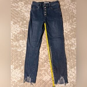 A&F high rise skinny ankle jeans